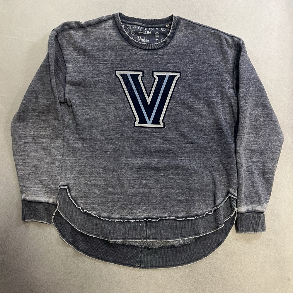 Villanova Wildcats Bakersfield Crew Sweatshirt Women's Size 2XL Oversized